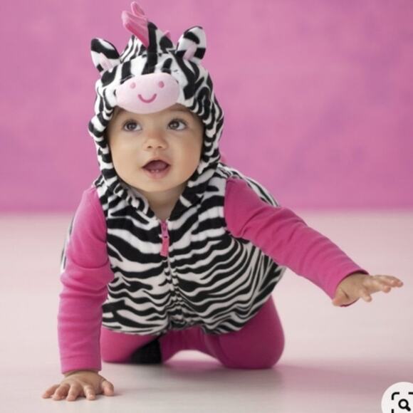 Carter's Infant Baby Sweet Little Zebra Halloween Costume - Picture 1 of 9